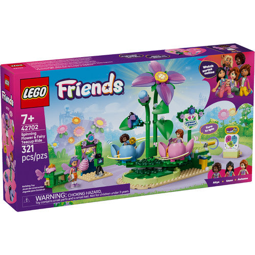 LEGO® Friends Spinning Flower & Fairy Teacup Ride 42702