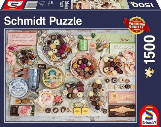 PUZZLE RENTAL: Nostalgic Chocolates- 1500 Piece Puzzle