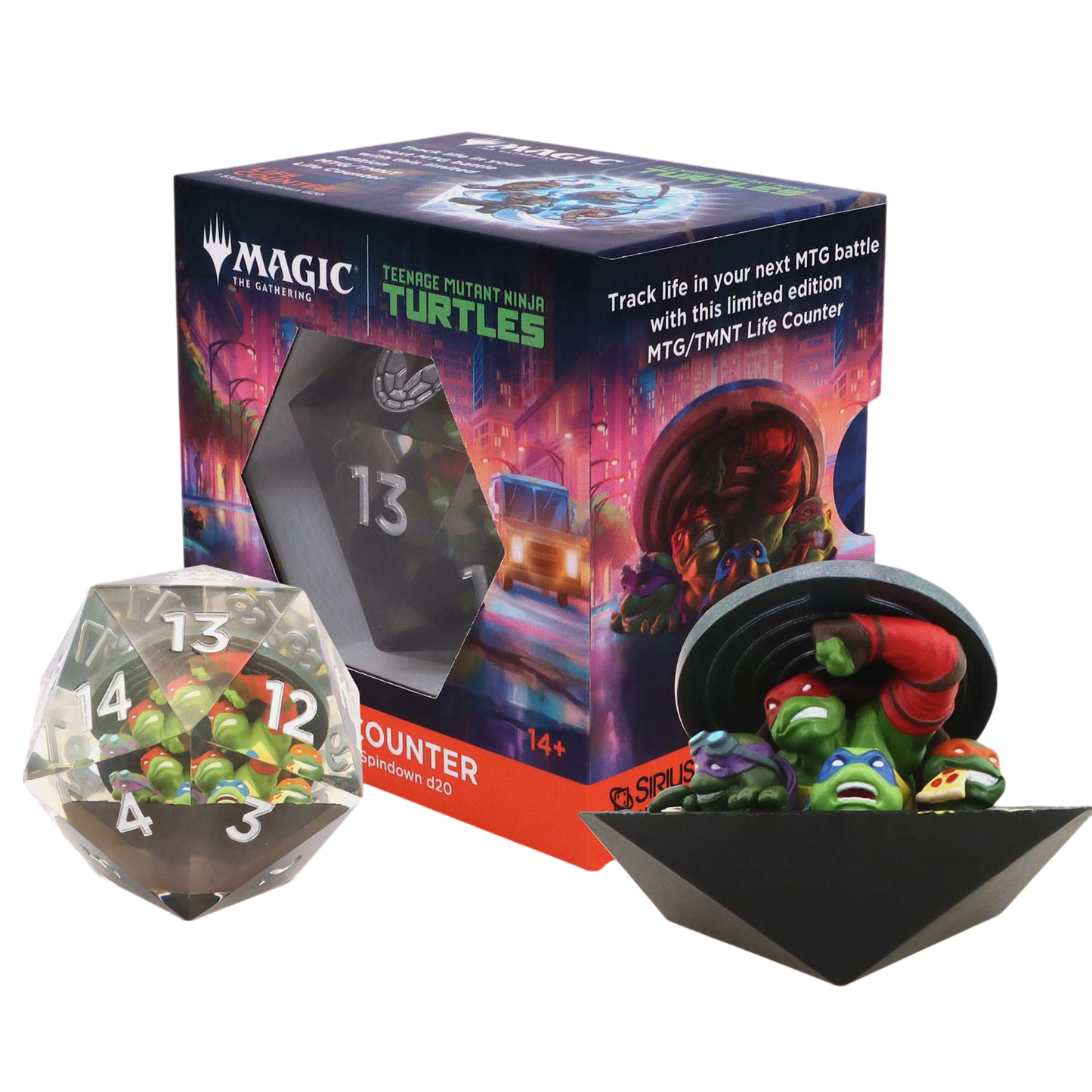 Sirius Dice: Magic: The Gathering TMNT - 55mm d20 Spindown
