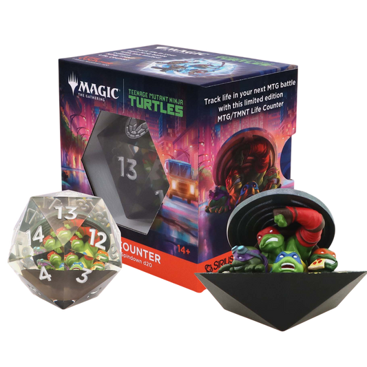 Sirius Dice: Magic: The Gathering - Teenage Mutant Ninja Turtles 55mm d20 Spindown