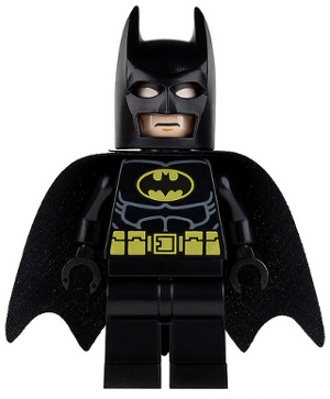LEGO® Minifigure Batman - Black Suit with Yellow Belt and Crest (Type 1 Cowl) (sh0016) - USED