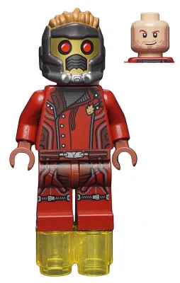 sh0123   Minifigure   Star-Lord - Mask, Jacket with Side Buttons