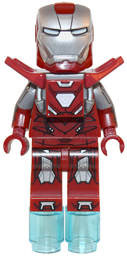 sh0232 Minifigure Silver Centurion (Iron Man - Mark 33 Armor)