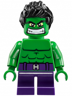 Hulk - Minifigure, Short Legs