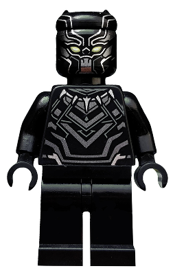 Black Panther - Dark Silver Armor, Yellow Eyes