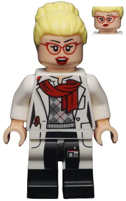 sh0340   Minifigure   Dr. Harleen Quinzel - Red Glasses