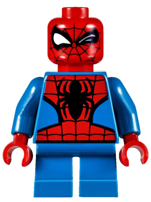 LEGO® Minifigure Spider-Man - Short Legs, Winking (sh0360)