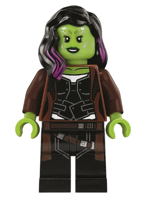 Gamora, Long Reddish Brown Coat