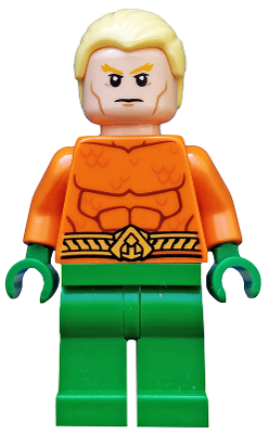 LEGO® Minifigure Aquaman - Bright Light Yellow Short Hair (sh0533)