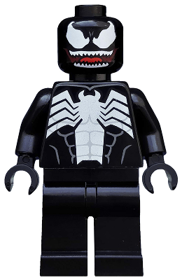 LEGO® Minifigure Venom - White Teeth Parted (sh0542) - USED