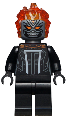 Ghost Rider (Roberto 'Robbie' Reyes) - Flat Silver Head