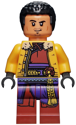 sh0779 Minifigure Wong - Bright Light Orange Parka