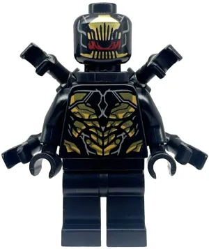 sh0871   Minifigure   Outrider - Extended Arms, Torso with Short Dark Bluish Gray Tips at Neck