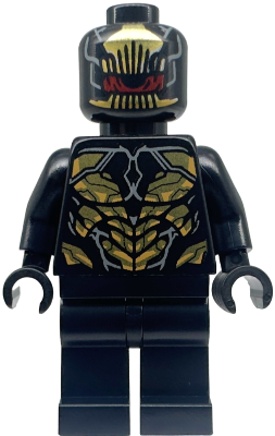 LEGO® Minifigure Outrider - Torso with Short Dark Bluish Gray Tips at Neck (sh0872)