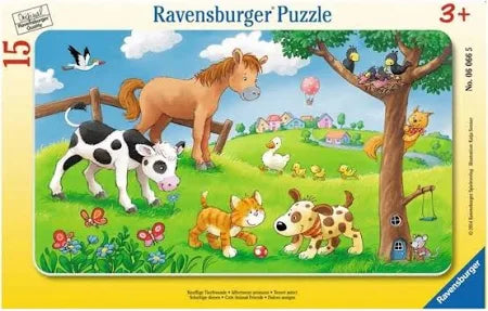 PUZZLE RENTAL: 3 puzzle bundle for 3+ toddler - 15 Pieces