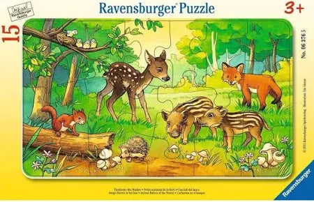 PUZZLE RENTAL: 3 puzzle bundle for 3+ toddler - 15 Pieces