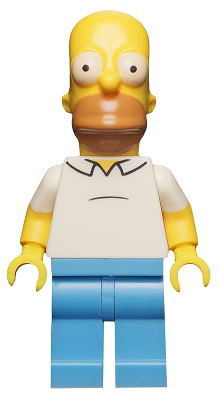 Homer Simpson, The Simpsons, Series 1 (Minifigure Only without Stand and Accessories)