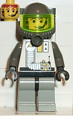 LEGO® Minifigure Exploriens - Helmet with Breathing Apparatus and Hose Torso (sp012)