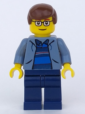 Peter Parker 2 - Sand Blue Jacket, Dark Blue Legs, Brown Male Hair