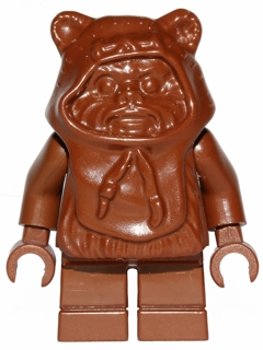 sw0050 Minifigure Ewok, Brown Hood (Wicket)