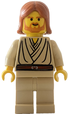 LEGO® Minifigure Obi-Wan Kenobi (Young with Dark Orange Hair, without Headset) (sw0055a)