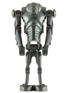 LEGO® Minifigure Super Battle Droid - Pearl Dark Gray, Wide Head (sw0092)