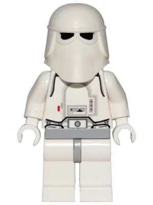 sw0115   Minifigure   Snowtrooper, Light Bluish Gray Hips, White Hands (Hoth Stormtrooper)