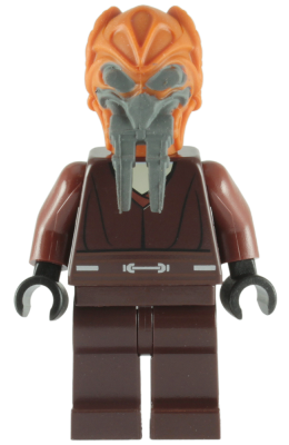Plo Koon - Dark Brown Robe, Tan Shirt, Plain Legs