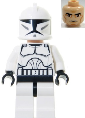 sw0201 Minifigure Clone Trooper (Phase 1) - Large Eyes