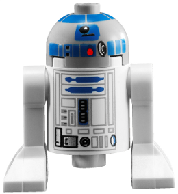 LEGO® Minifigure Astromech Droid, R2-D2, Light Bluish Gray Head (sw0217)