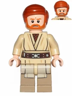 sw0535   Minifigure   Obi-Wan Kenobi (Dark Tan Printed Legs)