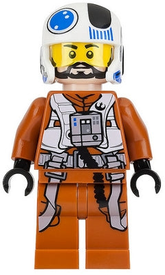 LEGO® Minifigure Resistance Pilot X-wing (Temmin 'Snap' Wexley) (sw0705) - USED