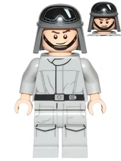 sw0797   Minifigure   Imperial AT-ST Driver (Helmet with Printed Goggles, Light Bluish Gray Jumpsuit, Printed Legs)