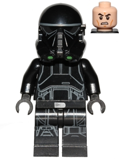 LEGO® Minifigure Imperial Death Trooper - Light Nougat Head (sw0807) - USED