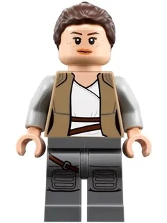 LEGO® Minifigure Rey - Dark Tan Jacket (sw0888)