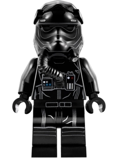 LEGO® Minifigure First Order TIE Pilot, Three White Lines on Helmet (sw0902)