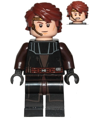 LEGO® Minifigure Anakin Skywalker (Black Legs, Headset) (sw0939) - USED