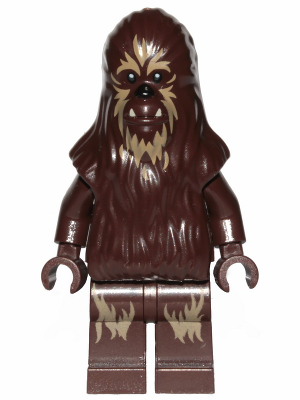Wookiee Warrior - Dark Brown with Dark Tan Fur, Printed Legs