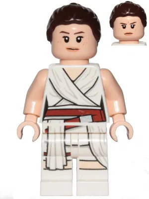 sw1054   Minifigure   Rey - White Tied Robe