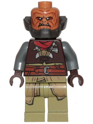 sw1059 Minifigure Klatooinian Raider with Armor Neck