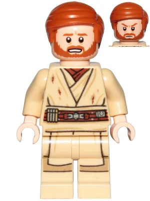 sw1082   Minifigure   Obi-Wan Kenobi (Dirt Stains)