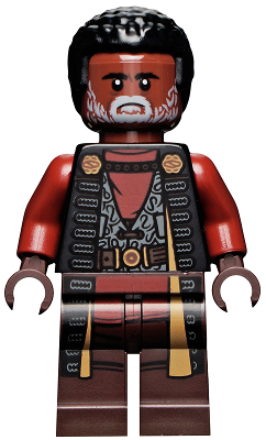 LEGO® Minifigure Greef Karga - Black Magistrate Robe and Gray Beard (sw1156) - USED