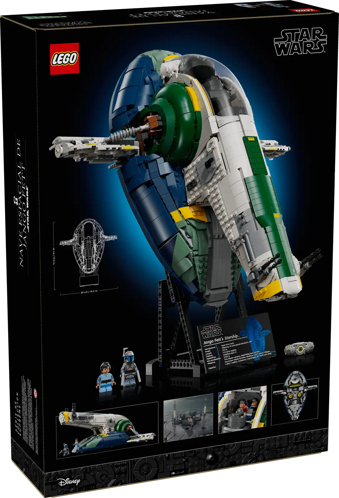 LEGO® Exclusive Star Wars™ Jango Fett’s Firespray-Class Starship 75409