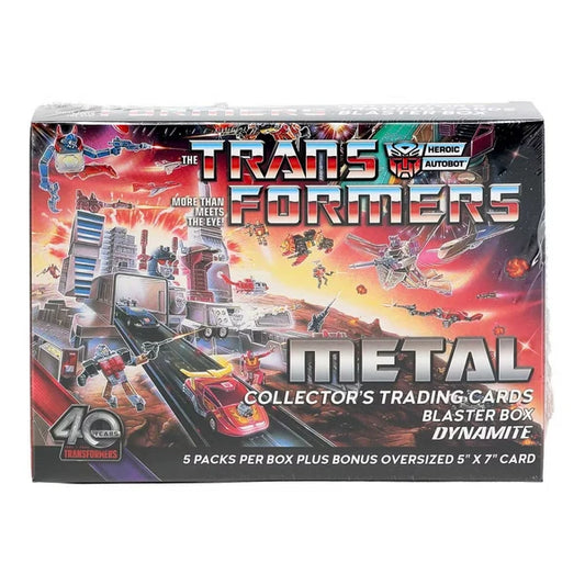 Dynamite Transformers 40th Anniversary Metal Trading Cards: Blaster Box