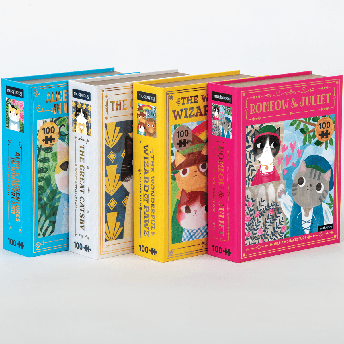Romeow & Juliet Bookish Cats 100 Piece Puzzle