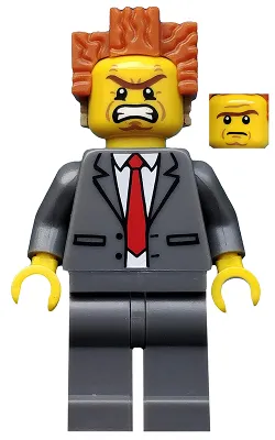 tlm002   Minifigure   President Business, The LEGO Movie (Minifigure Only without Stand and Accessories)