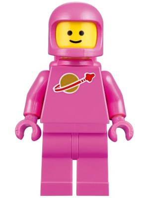 tlm108 Minifigure Classic Space - Dark Pink with Air Tanks and Updated Helmet