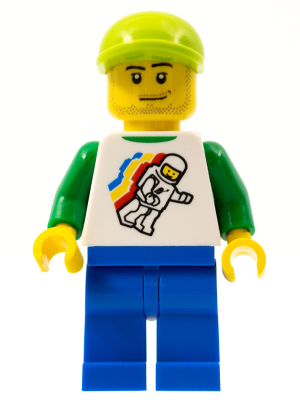 LEGO® Minifigure LEGO Brand Store Male, Classic Space Minifigure Floating - (no back printing) {Manchester} (tls066)
