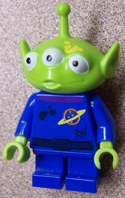 LEGO® Minifigure Alien - Yellow Splotch on Face (toy015)