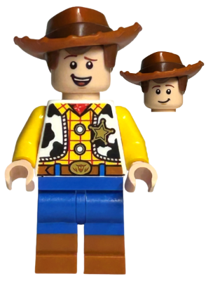 toy016   Minifigure   Woody - Normal Legs, Minifigure Head, Open Mouth Smile